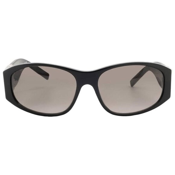 New Authentic Givenchy Brown Gradient Oval Ladies Sunglasses GV40054I 01B 58 GV4 - Picture 1 of 6